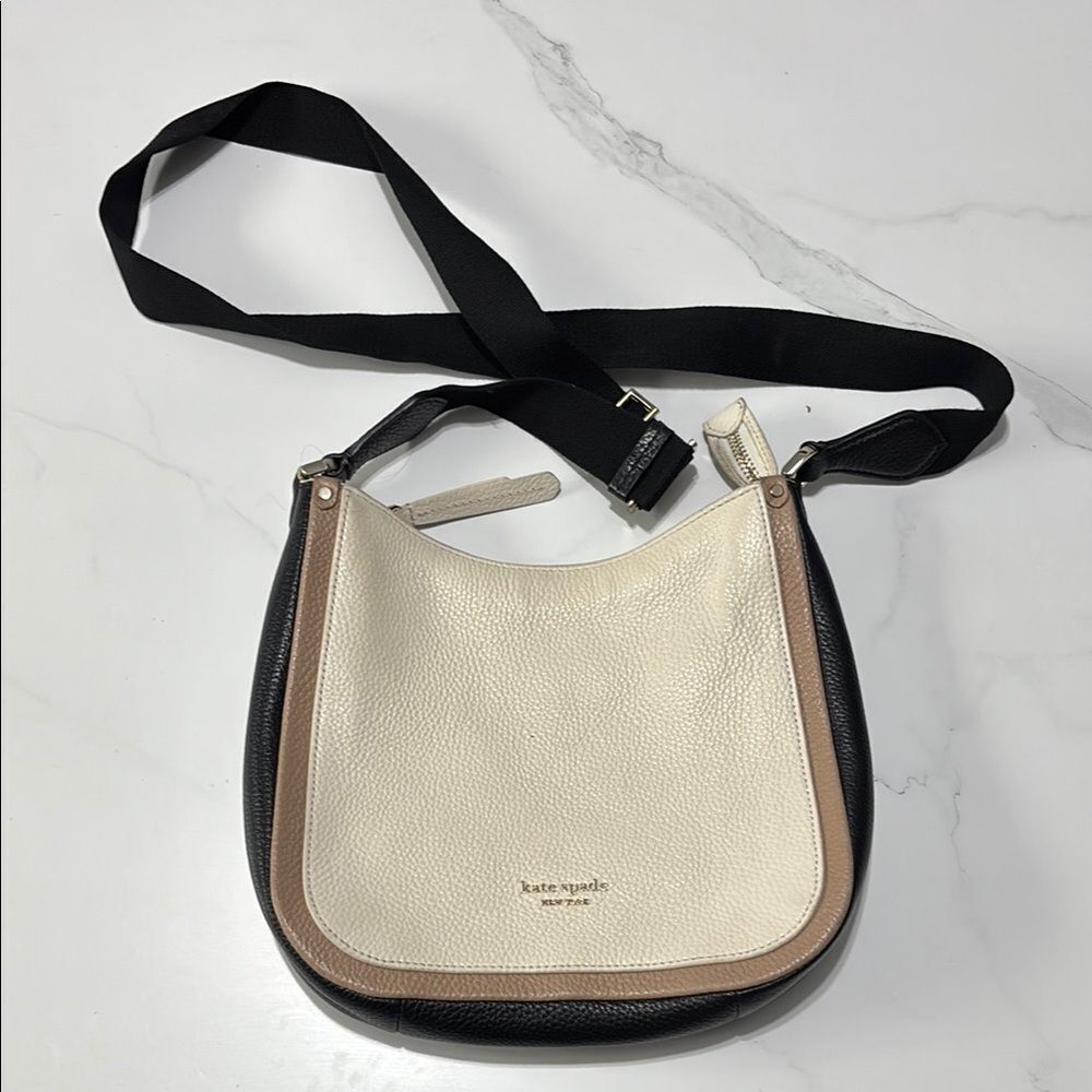 Kate Spade Black and Cream Women's Bag